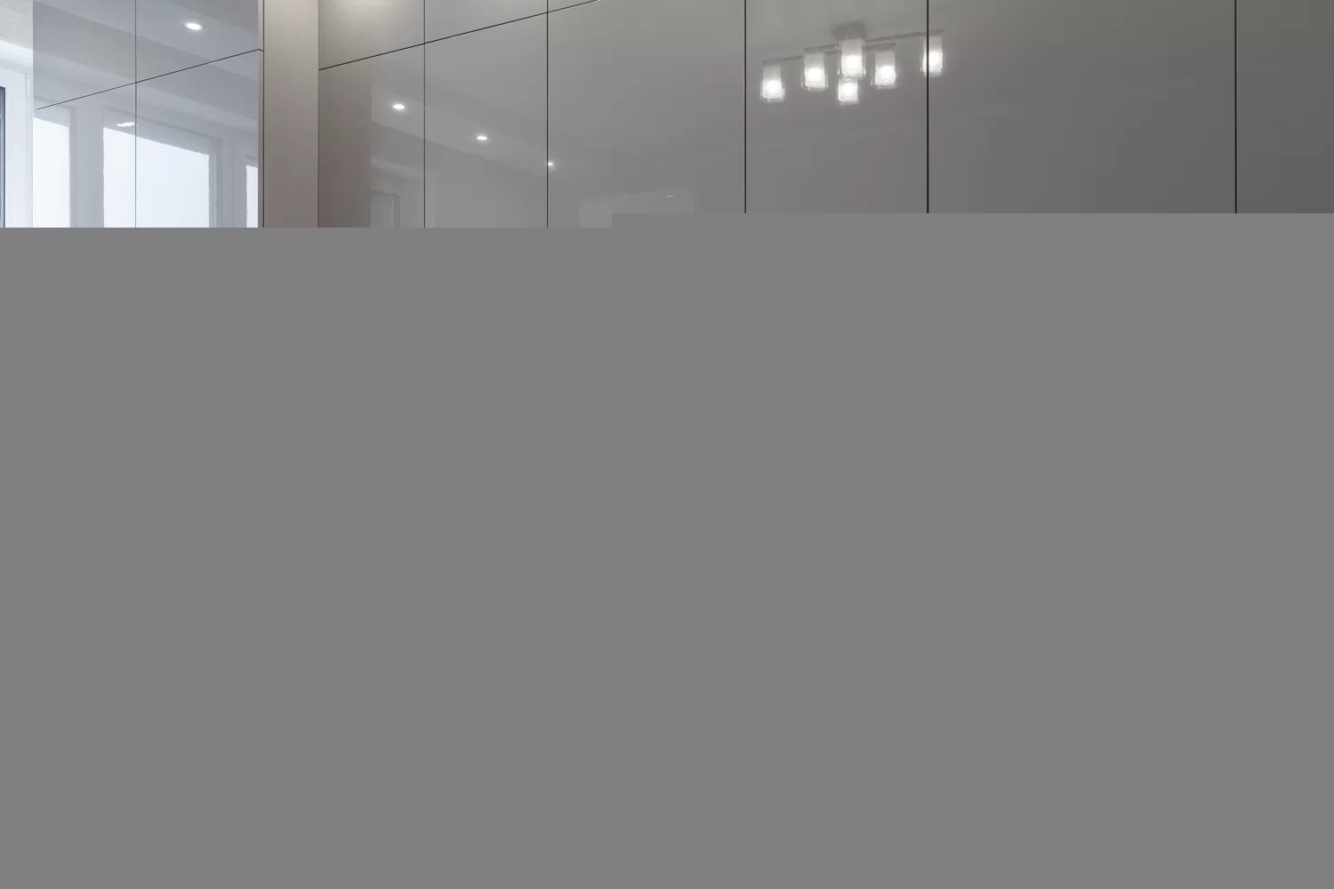 Luxe Хиллари — ракурс 5, Угловая, Серый