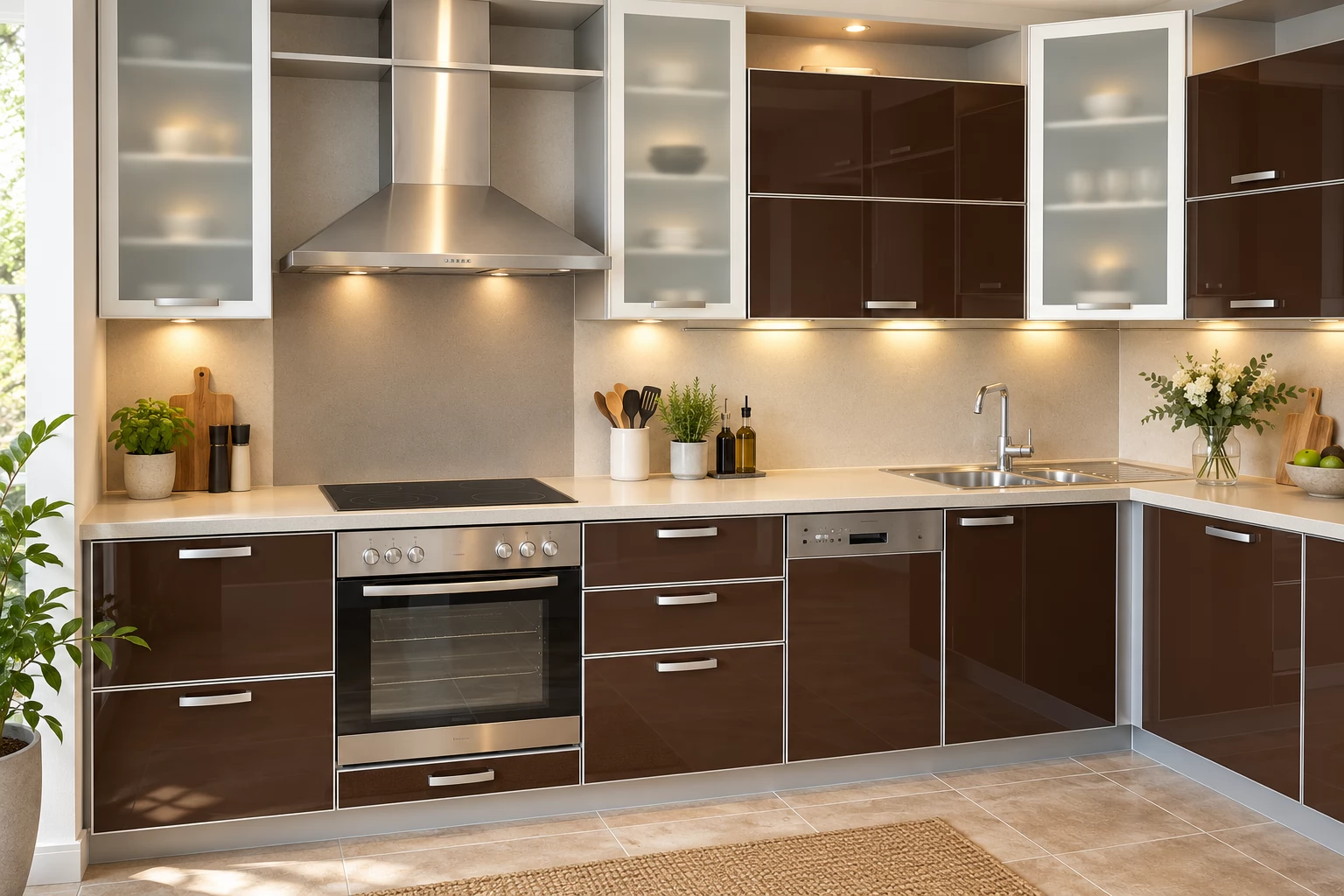 Реализованная кухня Luxe 830